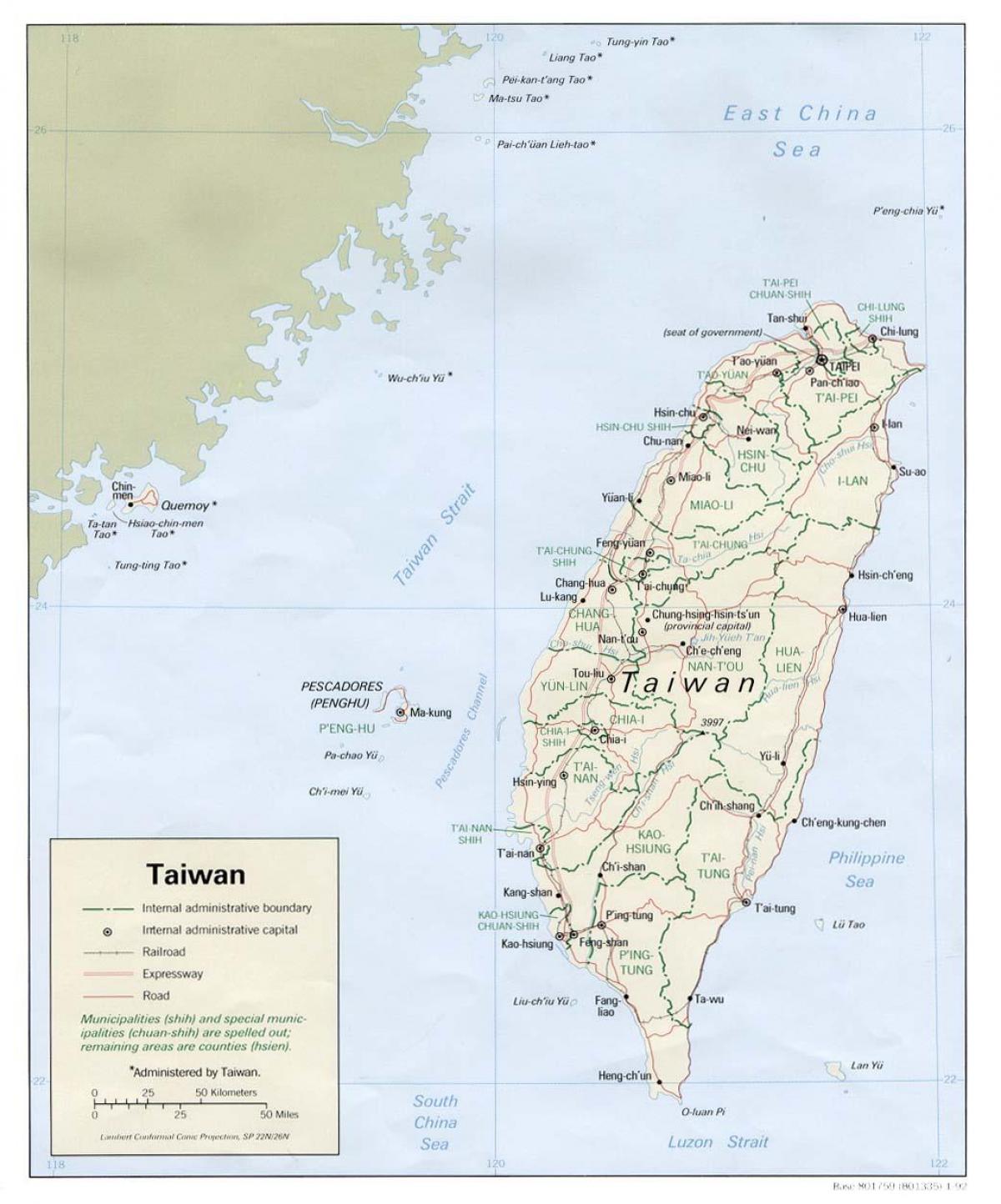 خريطة xinbei تايوان