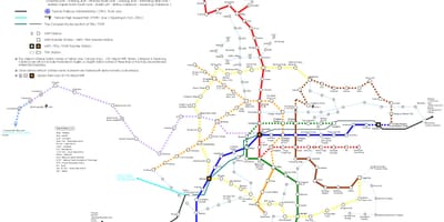 خريطة محطة تايبيه hsr