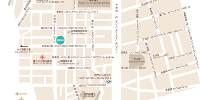Taipei Ximending خريطة