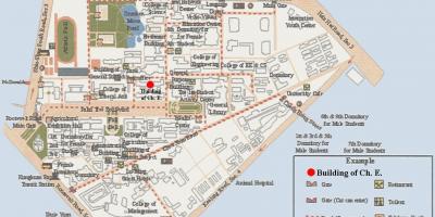 جامعة تايوان الوطنية خريطة الحرم الجامعي